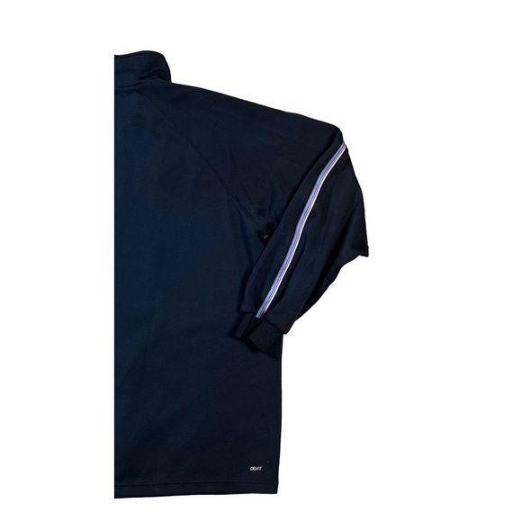 NIKE Dri-Fit Jacket Women's Full Zip Long Sleeve High Neck Sweatshirt Navy XL - Picture 10 of 11